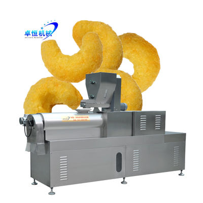 Zhuoheng Máquina de Produção de Maçã de Alta Produtividade Puffs de Arroz Puffing Snack Extruder