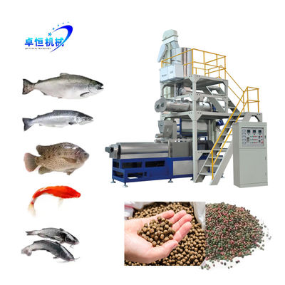 Máquina de produção de extrusores de processamento de alimentos para animais de estimação de dupla parafusa de alta produtividade para alimentação de peixes