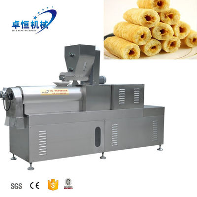 Máquina de processamento de alimentos Extrusora de recheio automático de núcleo de lanches para fabricação de lanches