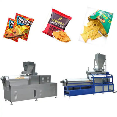 SIMENS Força do motor Doritos Bugle Tortilla Chips Extruder Machine para fazer lanches