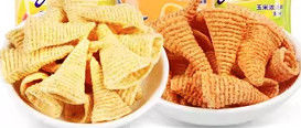 SIMENS Força do motor Doritos Bugle Tortilla Chips Extruder Machine para fazer lanches