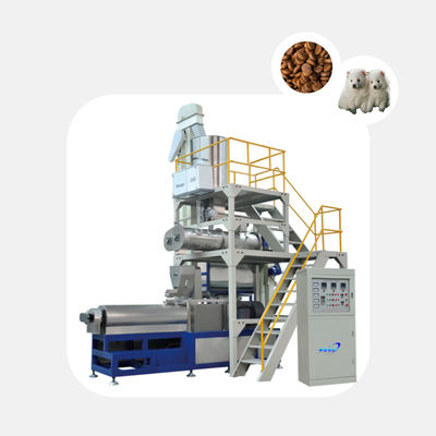 1000 kg/h Capacidade Linha de produção automática versátil de alimentos para cães para soluções versáteis