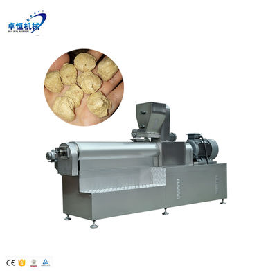 Extrusora de parafusos duplos, linha de produção de barras de proteína de soia com 35kw de potência