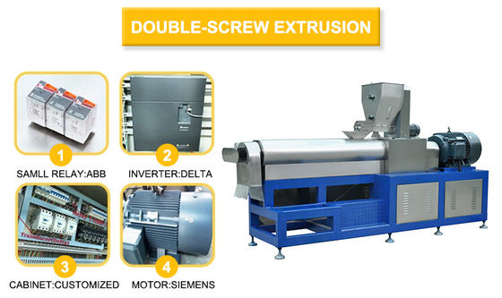 Máquina de fabricação de extrusores em alimentos