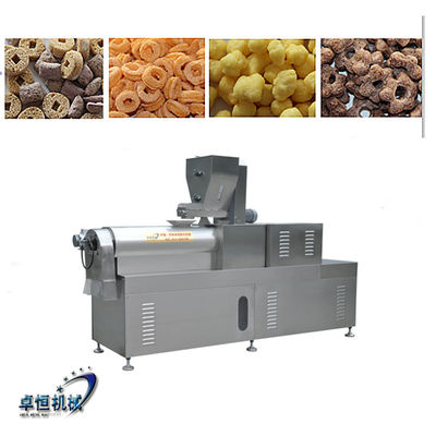 Máquina de fabricação de lanches para fácil operação e na produção de flocos de trigo de milho