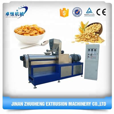 Componentes principais Máquina de fabricação de cereais de café da manhã de milho