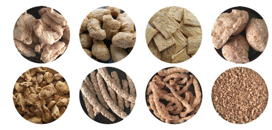 25*3*4 Máquina automática de fabricação de pedaços de proteína de soja com certificação CE