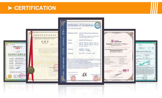 25*3*4 Máquina automática de fabricação de pedaços de proteína de soja com certificação CE