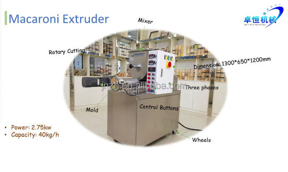 Delta Inverter Extrusor Automático de Pasta Máquina Elétrica de Fabricação de Pasta de OEM Zhuoheng