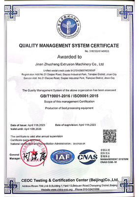 Máquina de fazer aperitivos de milho e feijão automática de aço inoxidável