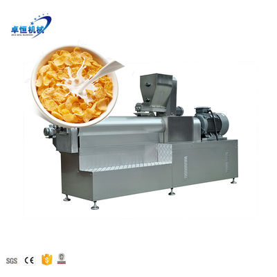 Fabricação de flocos de milho e máquina de extrusão de cereais de pequeno almoço