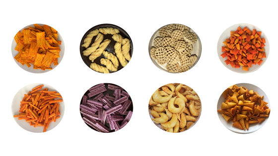 Máquina de fabricação de lanches de milho com certificação CE com inspecção e verificação em vídeo