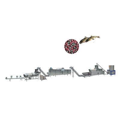 Máquina de fabricação de alimentos para peixes com certificação CE para produção e material de aço inoxidável