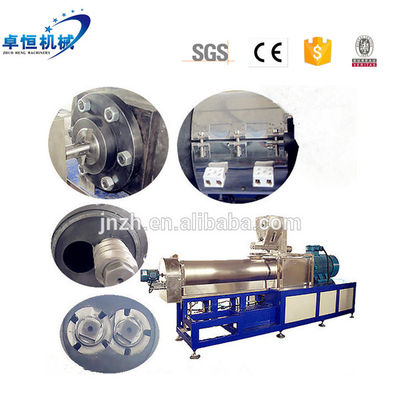 30*4*4m Prata extrudida farinha de trigo corneta batatas fritas lanches máquina de linha de processamento de alimentos