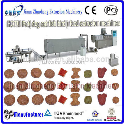 Linha de máquina de extrusão de alimentos para animais de estimação para energia a diesel