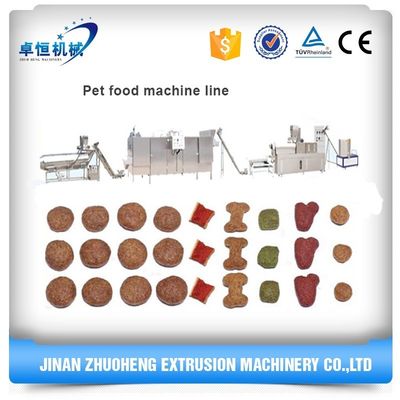 Linha de máquina de extrusão de alimentos para animais de estimação para energia a diesel