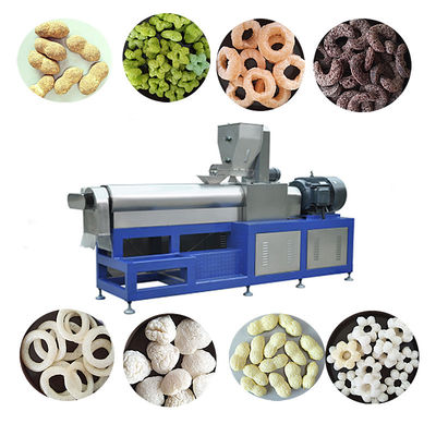 Pequena Empresa 6000 KG Arroz Puffed Milho Puff Puff Snack Food Making Processing Machines Linha