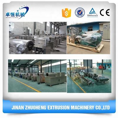 Máquina de processamento de alimentos para animais de estimação de extrusão de dois parafusos de grande capacidade para tensão de 220v / 380v / 50Hz