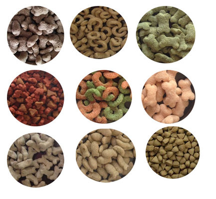 Máquina de processamento de alimentos para animais de estimação de extrusão de dois parafusos de grande capacidade para tensão de 220v / 380v / 50Hz