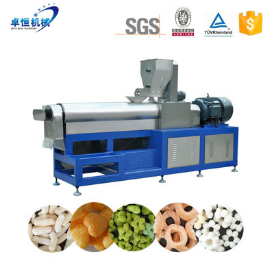 Apto para a fabricação de snacks 90kw máquina de extrusão multifuncional de snacks