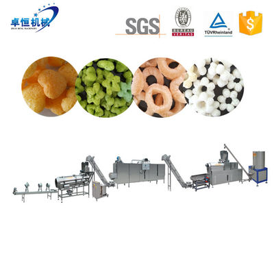 Apto para a fabricação de snacks 90kw máquina de extrusão multifuncional de snacks