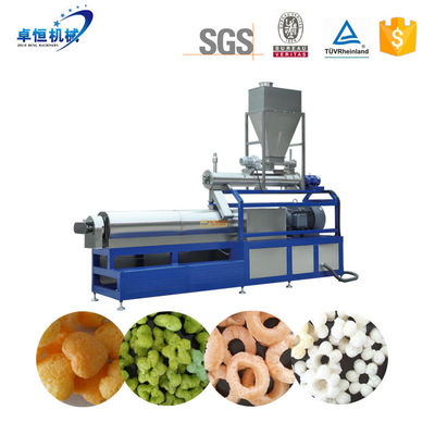Linha de produção de extrusora de lanches de milho totalmente automática para processamento personalizado