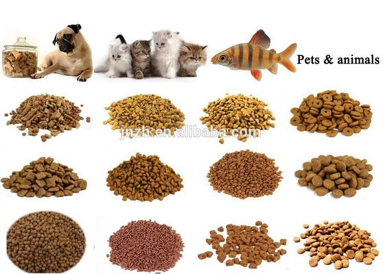 Equipamento de produção de alimentos para animais de estimação de grande capacidade para cães, peixes e gatos em lojas de alimentos e bebidas