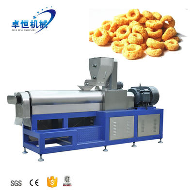 Simens Motor Pequena Capacidade Maçã Puffed Arroz Grãos farinha Snacks Alimentos Extrusora para alimentos