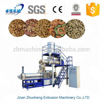 Máquina de processamento de pellets de extrusão de alimentos para animais de estimação de pequena e média capacidade de aço inoxidável avançado