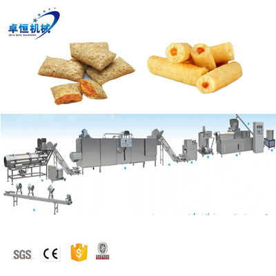 800-1200kg/h Secador Aquecimento Elétrico Cereais Puffing Snacks Máquina de extrusão de alimentos