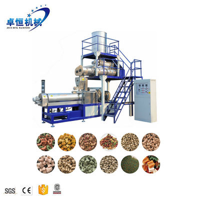 Máquina de extrusão de pellets para alimentação de cães CAT com linha de processamento automática completa