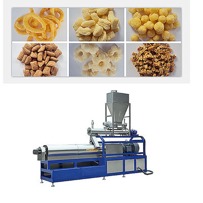 3000 KG Capacidade Pequena Extrusora Automática de farinha de milho Snack Food para produção de snacks