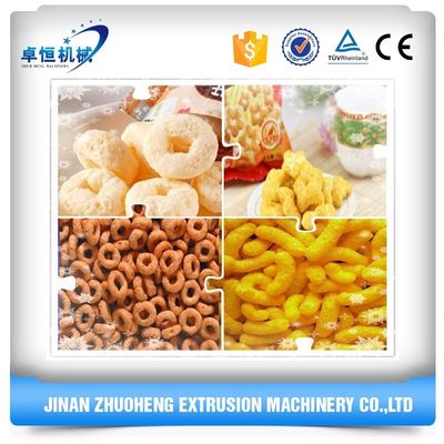 Condição Máquina de produção de linha de produção de extrusores de alimentos para lanches de alta produtividade