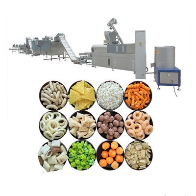 Máquina de processamento de alimentos de extrusão de arroz de poupança de energia para lojas de alimentos e bebidas