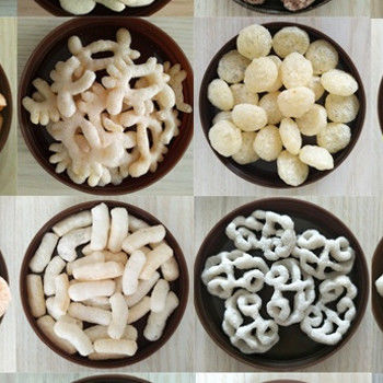 3000 KG Industrial Crispy puffed chips de milho puffed snacks máquina de fabricação para planta de alimentos