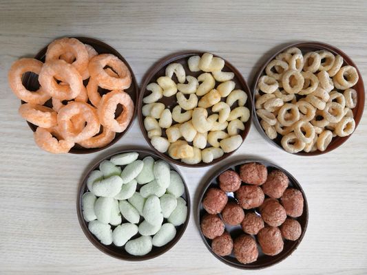 Economização de energia Lixo puffed snacks extrusora de alimentos para linha de produção de puffing de milho