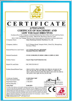 Extrusora multifuncional de prata totalmente automática para palitos de milho de arroz