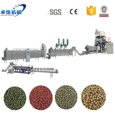 Slivery 5000 KG Floating Fish Feed Mill Pellet Extruder Machine para extrusão de alimentos para animais de estimação
