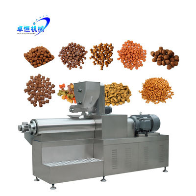 Extrusora de pellets para alimentação de peixes de aço inoxidável 304 para fabricação de pellets afundantes e flutuantes