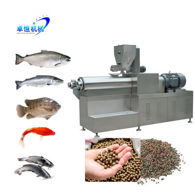 Extrusora de pellets para alimentação de peixes de aço inoxidável 304 para fabricação de pellets afundantes e flutuantes