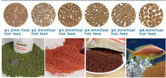 Extrusora de pellets para alimentação de peixes de aço inoxidável 304 para fabricação de pellets afundantes e flutuantes