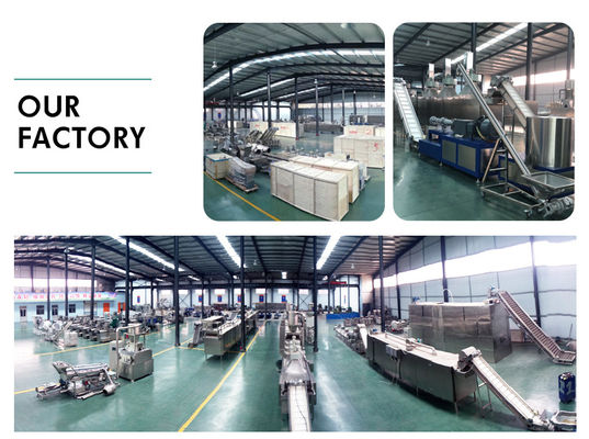 Máquina de processamento de alimentos para animais de estimação de aço inoxidável para planta de fabricação 23*3*3m automática