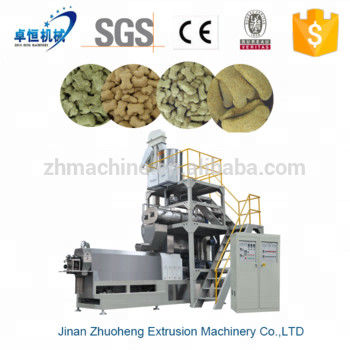 Linha de máquinas de processamento de extrusoras de produção de alimentos para animais de estimação de aço inoxidável totalmente automática de grande capacidade