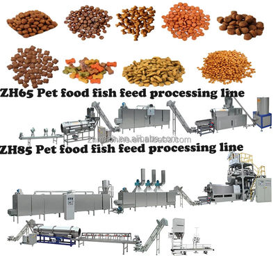 Equipamento de extrusão de alimentos para animais de estimação multifuntcional de casca seca para plantas de alimentos e bebidas