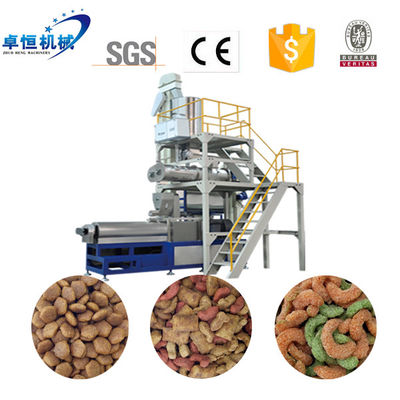 Extrusora de processamento de pellets de alimentos para animais de estimação de 1500 kg para linha de alimentação totalmente automática para gatos e cães