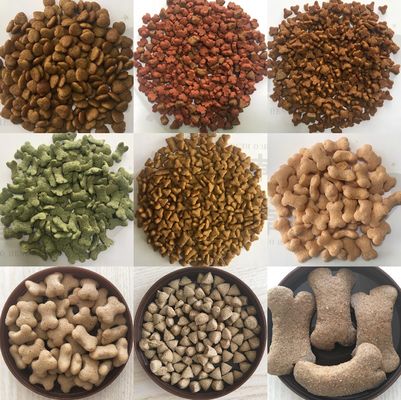 Linha de extrusão de pellets de alimentos para animais de estimação de grande capacidade de construção de aço inoxidável