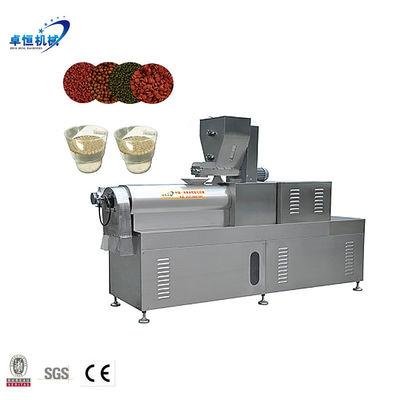 Yuzen Balik Yemi Pelet Makinesi máquina de pellets flutuante de alimentação de peixes com inversor ABB