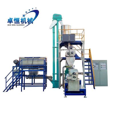 Yuzen Balik Yemi Pelet Makinesi máquina de pellets flutuante de alimentação de peixes com inversor ABB