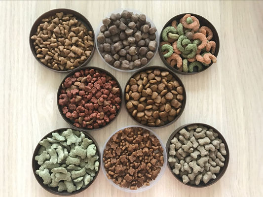 Linha de produção completa máquina de processamento de extrusão de alimentos para cães de estimação feita de aço inoxidável