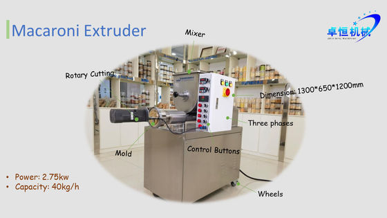 Máquina automática de fabricação de massas e macarrão com certificação CE